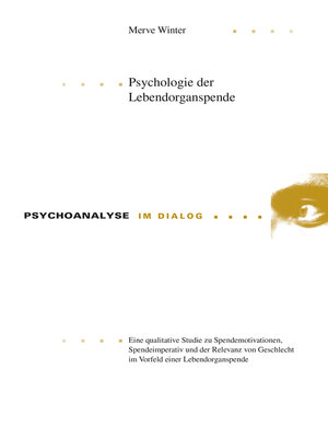 cover image of Psychologie der Lebendorganspende